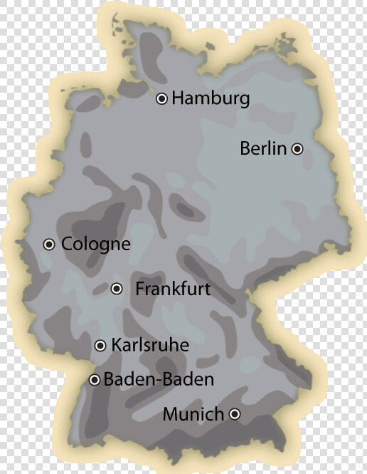 Germany Precipitation Map   Weather Map Of Germany  HD Png DownloadTransparent PNG