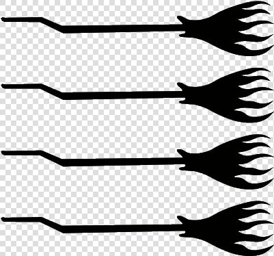 Witches Brooms 4 1 2   Silhouette  HD Png DownloadTransparent PNG