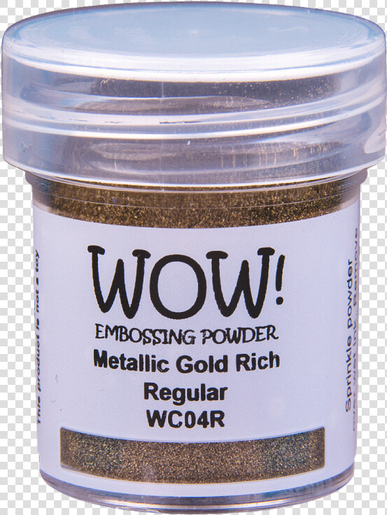 Wow Metallic Gold Rich   Wow Embossing Powder Opaque Bright White  HD Png DownloadTransparent PNG