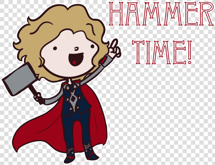 Cartoon Thor Hammer Time By Clipart   Cartoon Thor Hammer Time  HD Png DownloadTransparent PNG