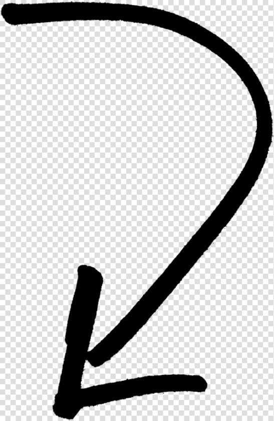 Curved Arrow Pointing Down   Transparent Cartoons   Curved Arrow Going Down  HD Png DownloadTransparent PNG