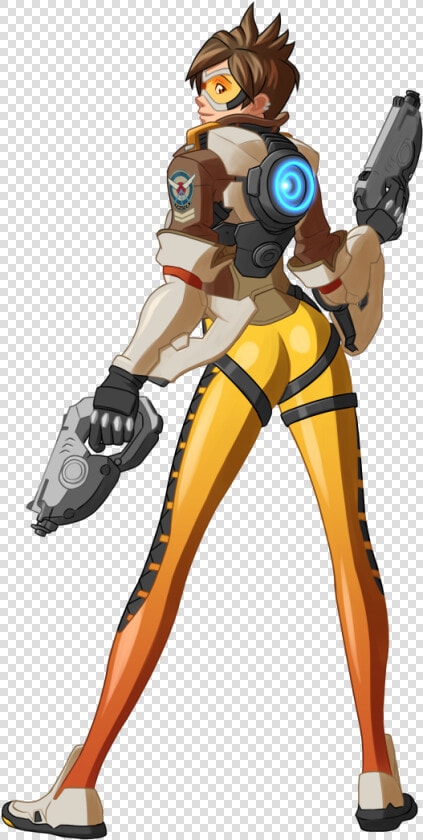 Heroes Of The Storm Figurine Cartoon Fictional Character   Tracer Overwatch Png  Transparent PngTransparent PNG