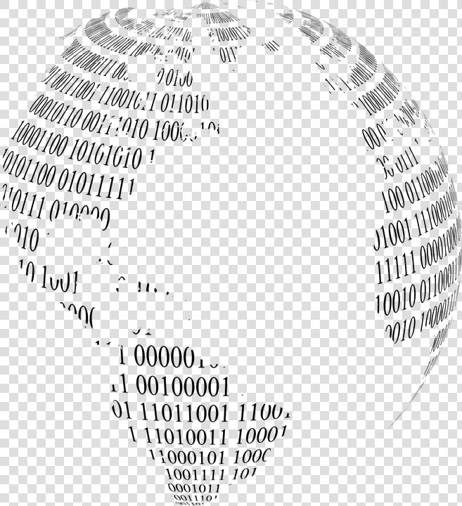 Binary  Random  Numbers  Digital  Ones  Zeroes  1    Binary Globe Png  Transparent PngTransparent PNG