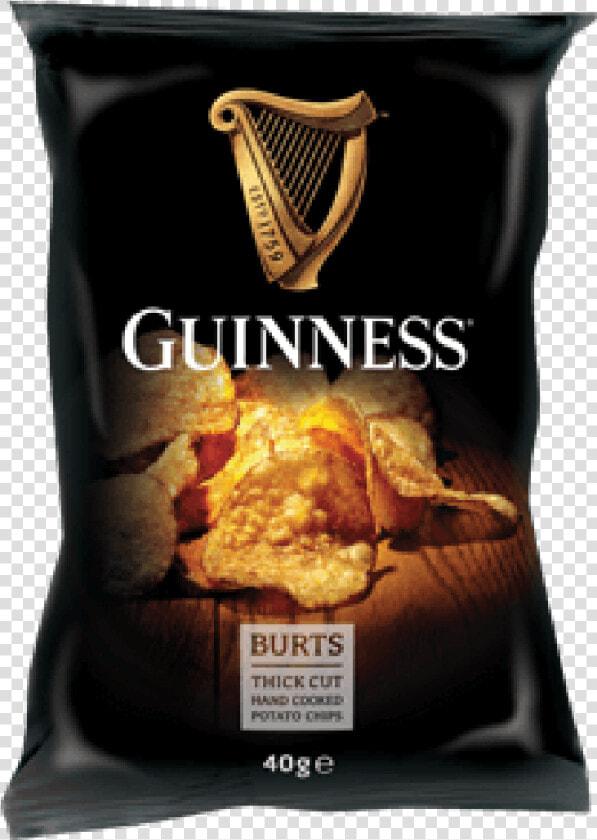 Burts Guinness Original Potato Chips 150g   Guinness Potato Chips 150g  HD Png DownloadTransparent PNG