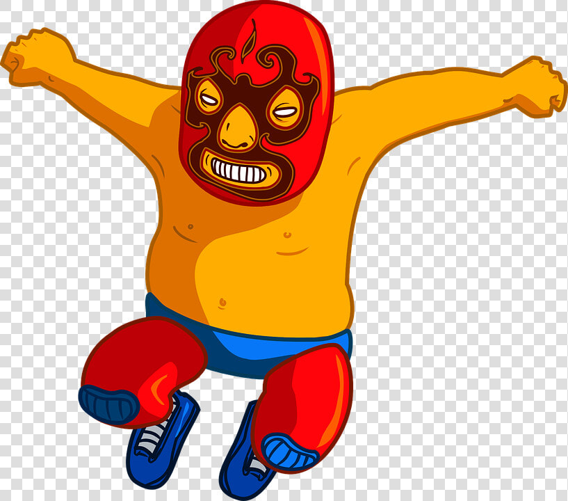 Wrestler  Wrestling  Fighter  Sports  Thai Boxing   Luchador Vector  HD Png DownloadTransparent PNG