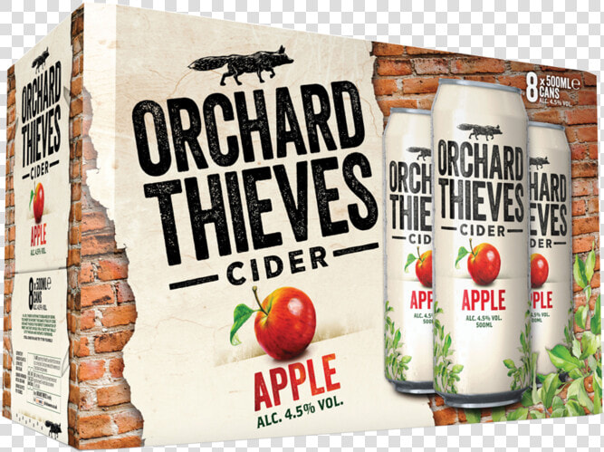 Orchard Thieves 8 X 500ml Fa 3d   Orchard Thieves 8 Pack  HD Png DownloadTransparent PNG