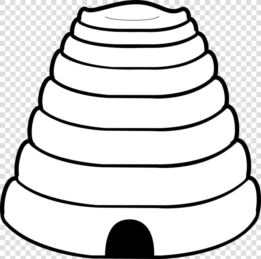 Outline Bee Hive Clip Art  HD Png DownloadTransparent PNG