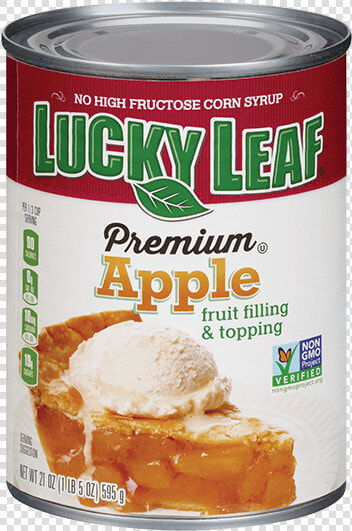 Premium Apple Fruit Filling  amp  Topping   Lucky Leaf Pie Filling Apple  HD Png DownloadTransparent PNG