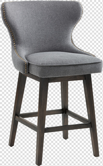 Andrea Dark Grey Swivel Counter Stool For  950   Grey Swivel Bar Stools With Backs  HD Png DownloadTransparent PNG