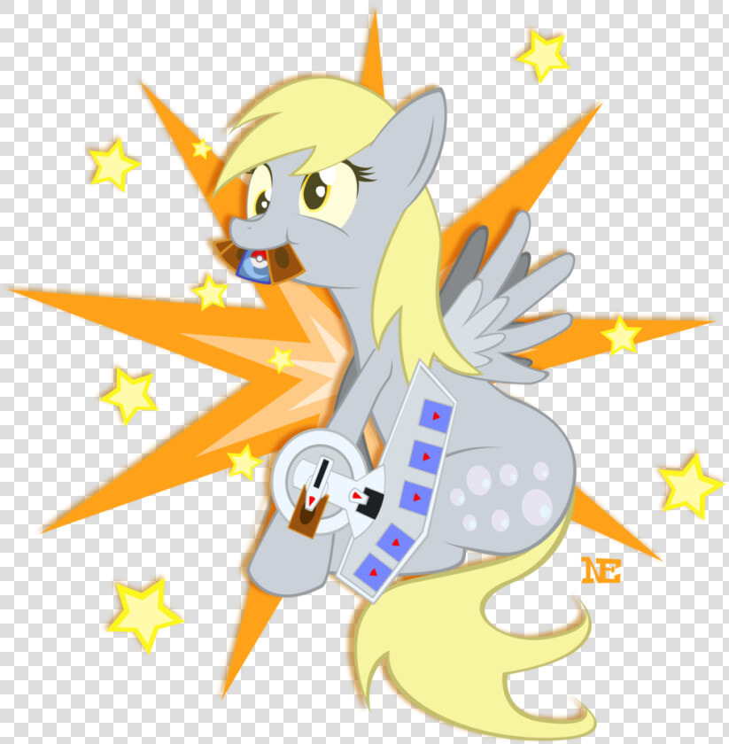 Noonebahtim  Derpy Hooves  Duel Disk  Female  Mare    Cartoon  HD Png DownloadTransparent PNG