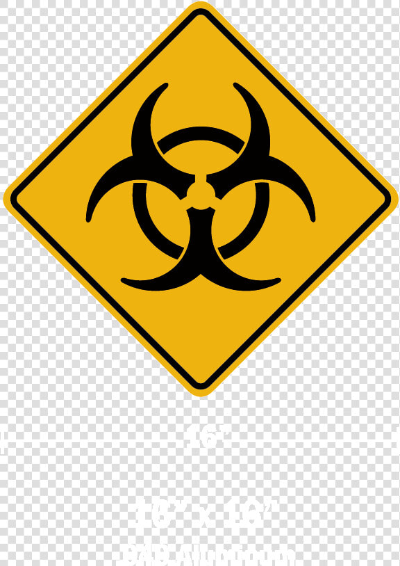 Biohazard Warning Plaque   Infection Hazard  HD Png DownloadTransparent PNG