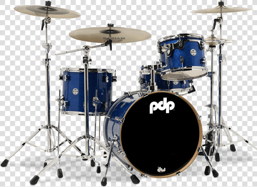 Pdcm2014bl   Concept™ Maple   Blue Sparkle   4 piece   Pdp Drum Set  HD Png DownloadTransparent PNG