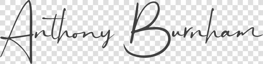 Anthony Burnham   Calligraphy  HD Png DownloadTransparent PNG