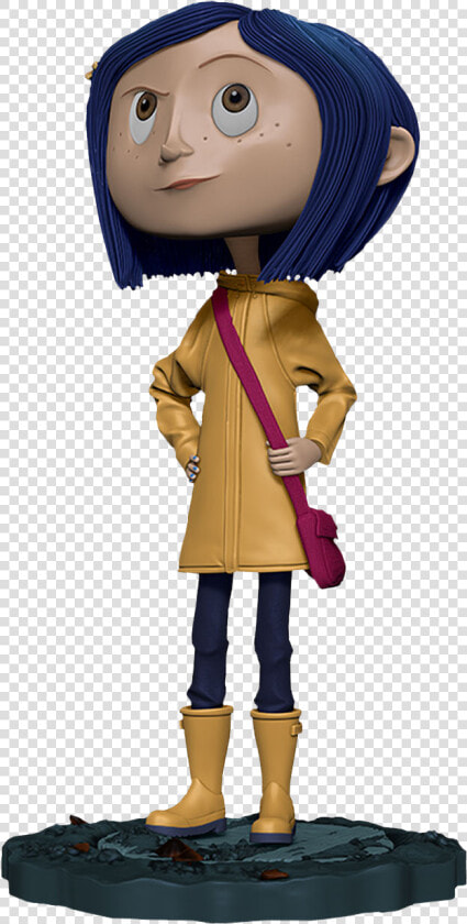 Coraline Head Knocker Bobble Head   Coraline Head Knocker Coraline  HD Png DownloadTransparent PNG