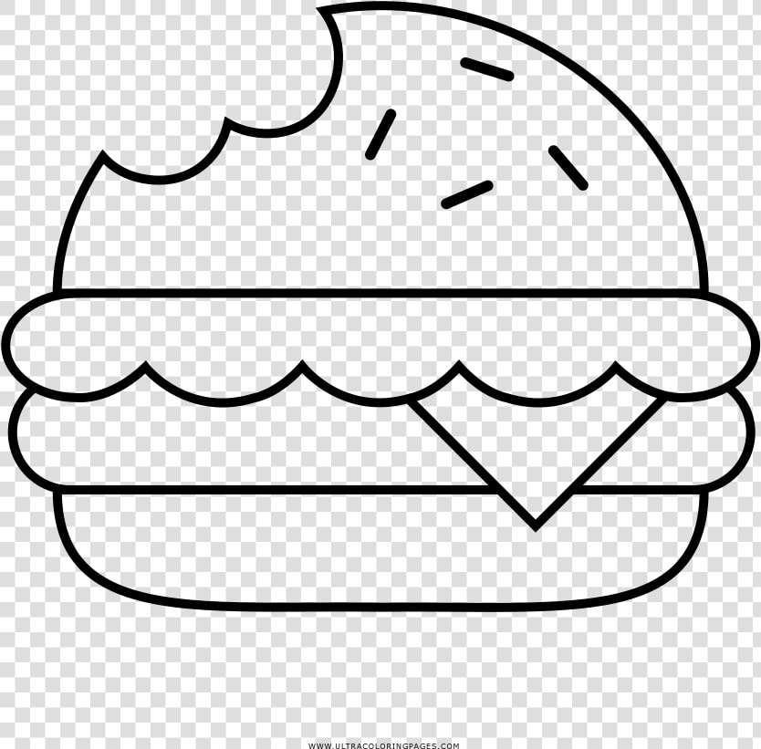 Cheeseburger Coloring Page   Cheeseburger  HD Png DownloadTransparent PNG