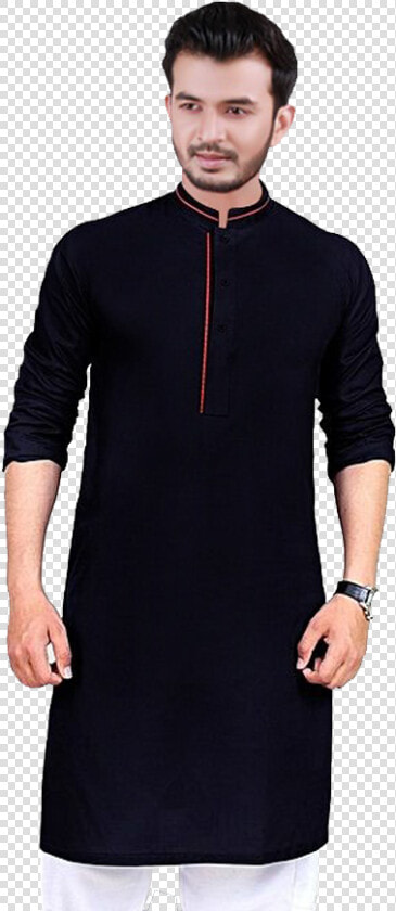 Navy Blue Kurta For Man  HD Png DownloadTransparent PNG