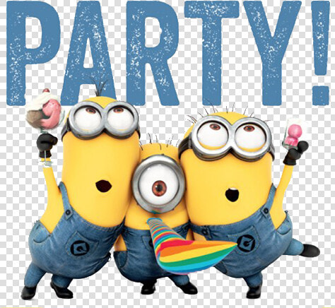 Minions Party Png   Birthday Minion Transparent Background  Png DownloadTransparent PNG