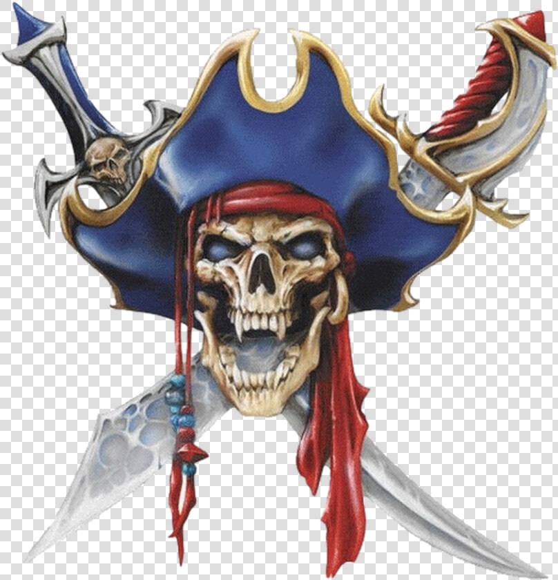 Teamspeak 3 Server Banner   Pirate Skull Decals  HD Png DownloadTransparent PNG