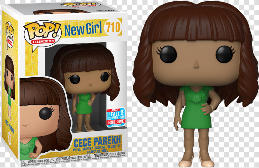 Cece Parekh Nycc18 Pop Vinyl Figure   New Girl Funko Pop Cece  HD Png DownloadTransparent PNG