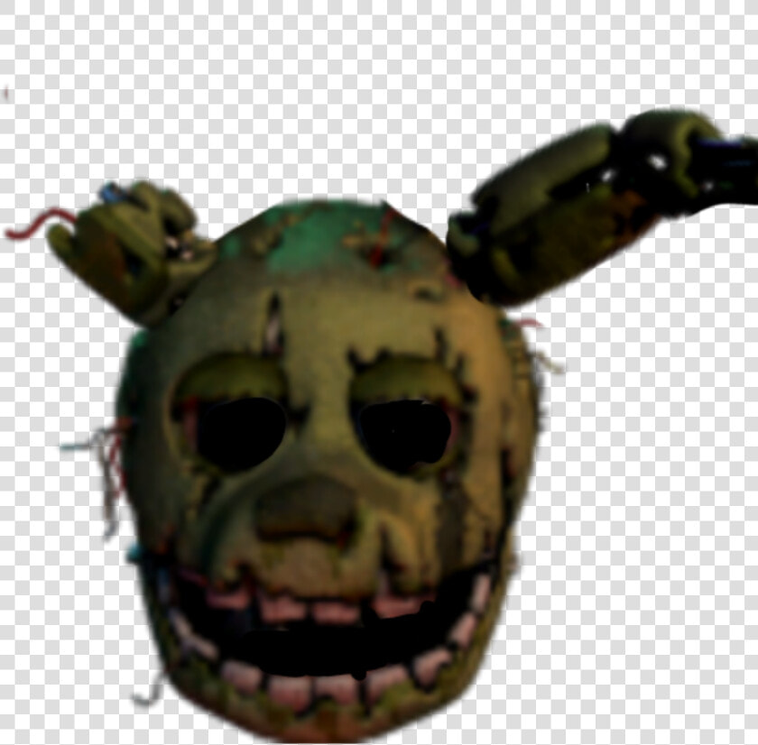  las Mascara De Springtrap   Springtrap Cara  HD Png DownloadTransparent PNG