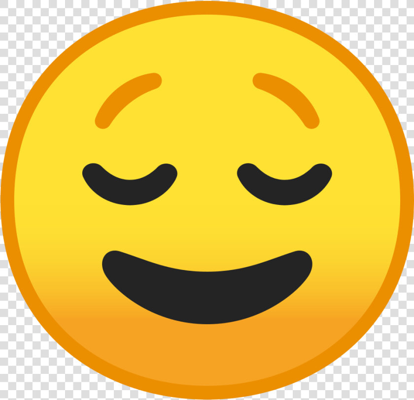 Serenity  1f60c  Relieved Face   Emoji Relieved Face  HD Png DownloadTransparent PNG