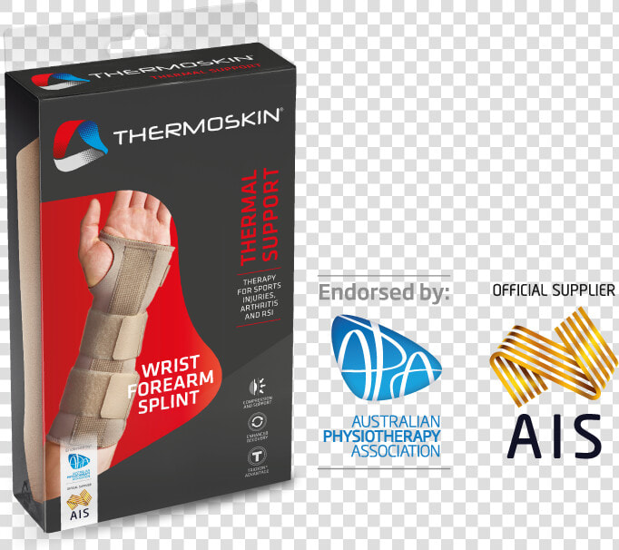 Thermoskin Thermal Wrist Forearm Splint   Thermoskin Sport Ankle Adjustable  HD Png DownloadTransparent PNG