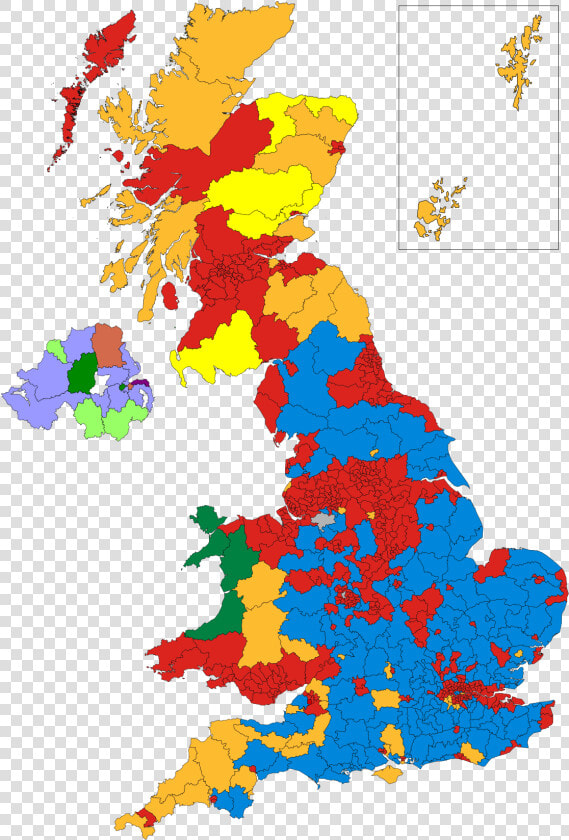 Uk Constituency Map 2018  HD Png DownloadTransparent PNG