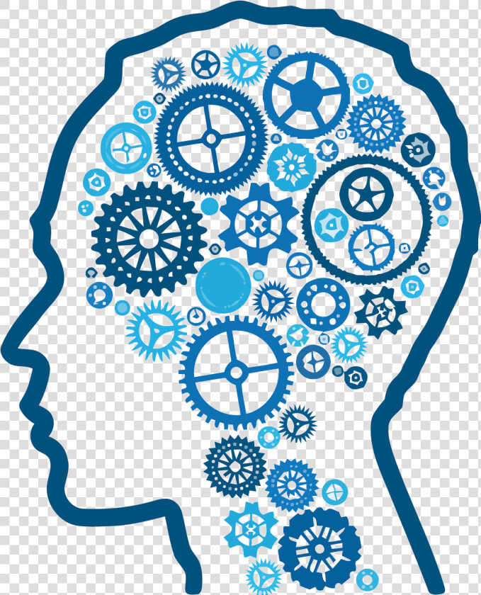 Gear Intelligence Artificial Thought Brain Vector Human   Mental Health  HD Png DownloadTransparent PNG