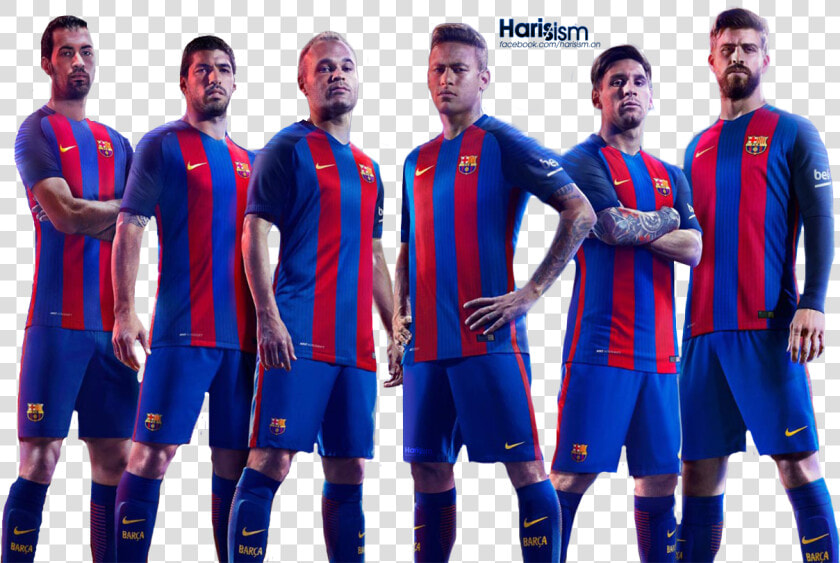 Fc Barcelona 2017 Png Clipart   Fc Barcelona Players Png  Transparent PngTransparent PNG