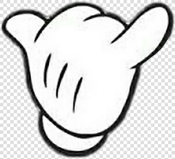  hand  mickey  mouse  mickeymouse  tumblr  hawaii   Mickey Mouse Hand Drawing  HD Png DownloadTransparent PNG