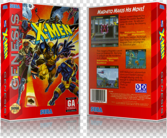 Sega Genesis X Men 2 Sega Megadrive Replacement Game   X Men Sega Genesis  HD Png DownloadTransparent PNG