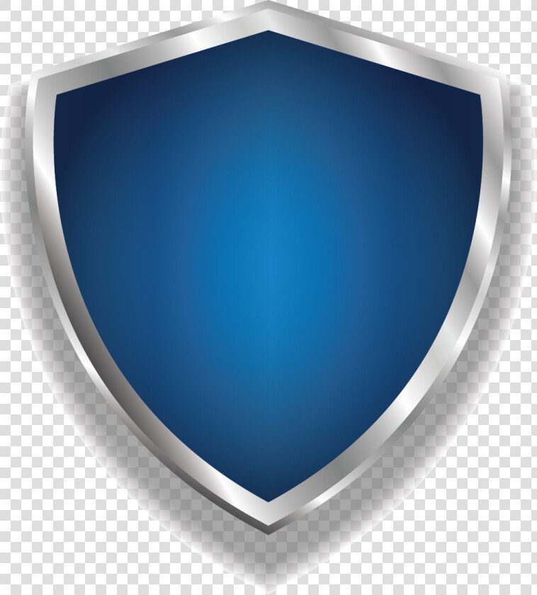 Blue Shield One Top Point Badge With White Border   Blue Shield Badge  HD Png DownloadTransparent PNG