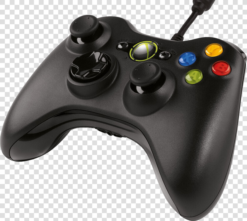 Xbox Controller Side View   Wired Xbox 360 Controller  HD Png DownloadTransparent PNG