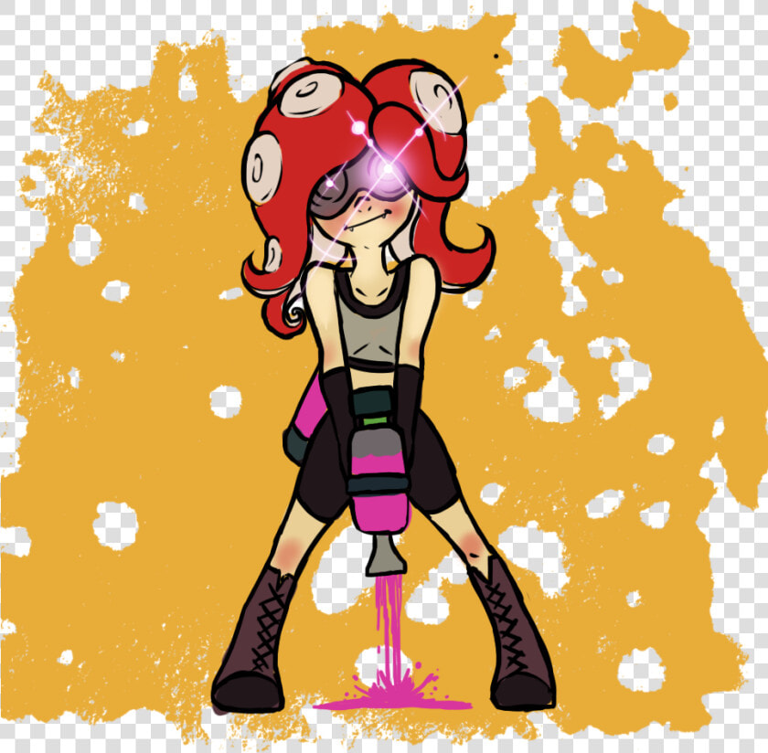 Cartoon Art Fictional Character Illustration   Splatoon  HD Png DownloadTransparent PNG