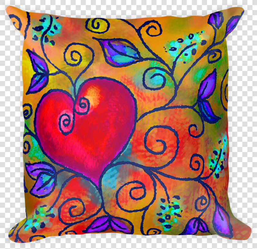 Heart Of Love 3 Artistic Decorative Pillow   Pillows   Cushion  HD Png DownloadTransparent PNG