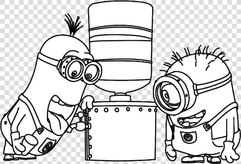 Minions Para Colorir E Pintar   Minions Colorir Png  Transparent PngTransparent PNG