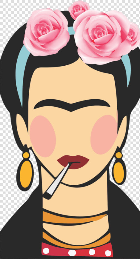 Frida Kahlo Vector Png  Transparent PngTransparent PNG