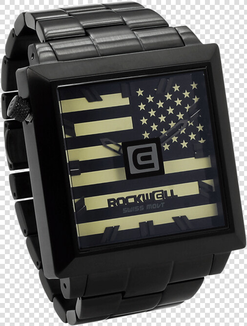 Rockwell American Flag Watch  HD Png DownloadTransparent PNG