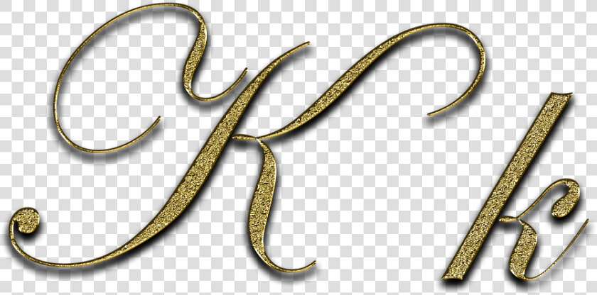 Letter  K  Gold  Font  Letter K  Write  Type  Fonts   Kamryn In Cursive  HD Png DownloadTransparent PNG