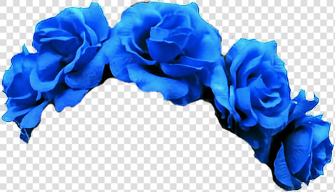  flowers  crown  blue  freetoedit   Blue Flower Crown Png  Transparent PngTransparent PNG