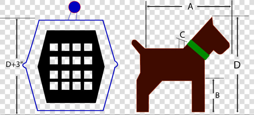 How To Measure Your Pet For A Crate  Pet Crate Measurements  HD Png DownloadTransparent PNG