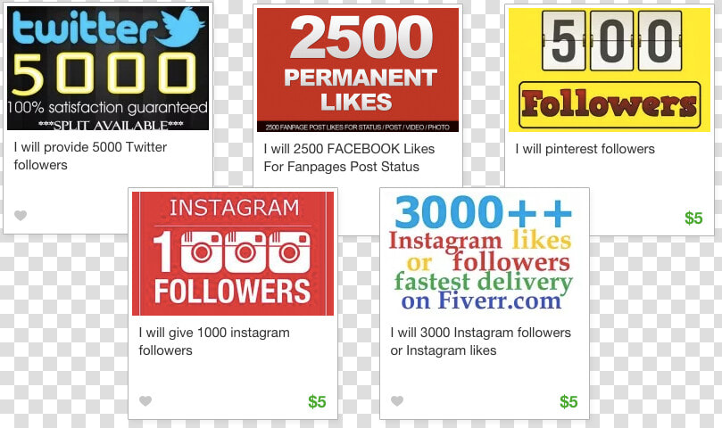 Buy Followers On Fiverr For 5 Bucks   Twitter  HD Png DownloadTransparent PNG