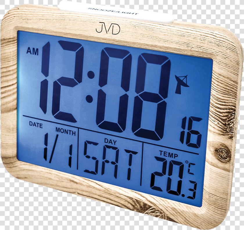 Digital Alarm Clock Jvd Rb27   Digitalni Budik Imitace Dreva  HD Png DownloadTransparent PNG