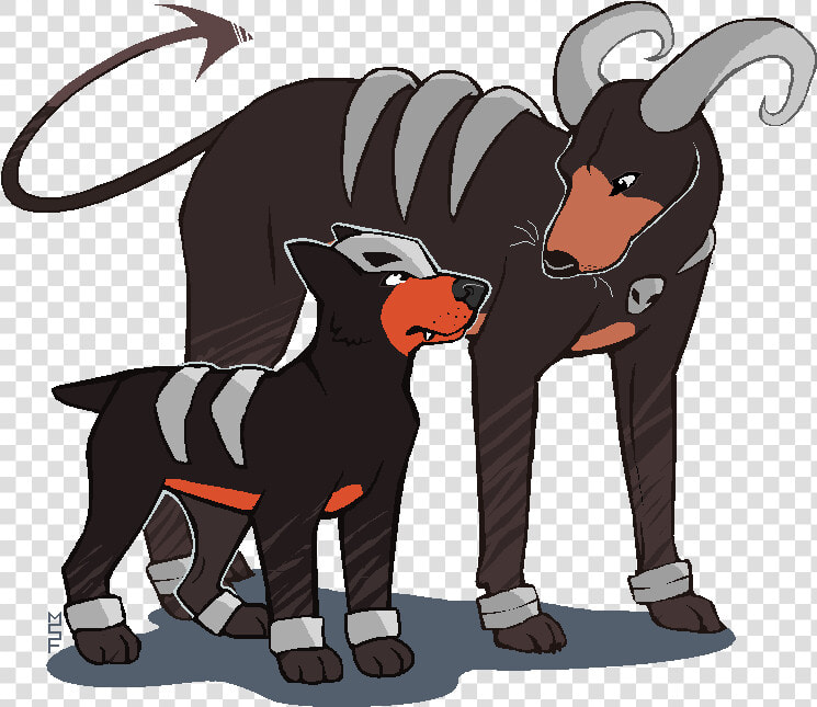 Pokemon Houndour And Houndoom  HD Png DownloadTransparent PNG