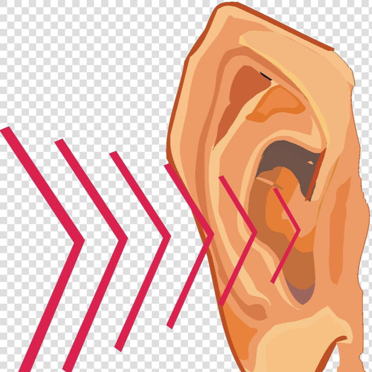 Mouth Clipart Ear   Sound Vibrations Clip Art  HD Png DownloadTransparent PNG