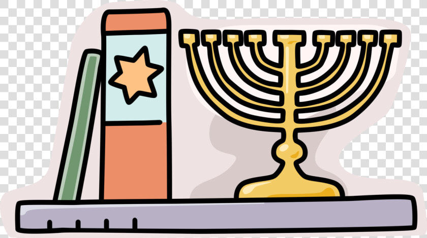 Vector Illustration Of Jewish Chanukah Hanukkah Menorah  HD Png DownloadTransparent PNG