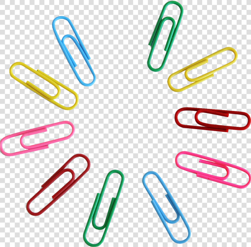 Freeuse Clip Pin Office   Colored Paper Clip Transparent  HD Png DownloadTransparent PNG