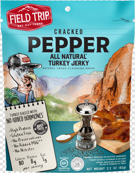 Field Trip Jerky Cracked Pepper  HD Png DownloadTransparent PNG