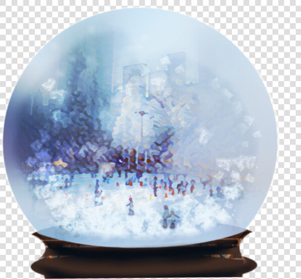   winter  snowglobe  madewithpicsart   Sphere  HD Png DownloadTransparent PNG