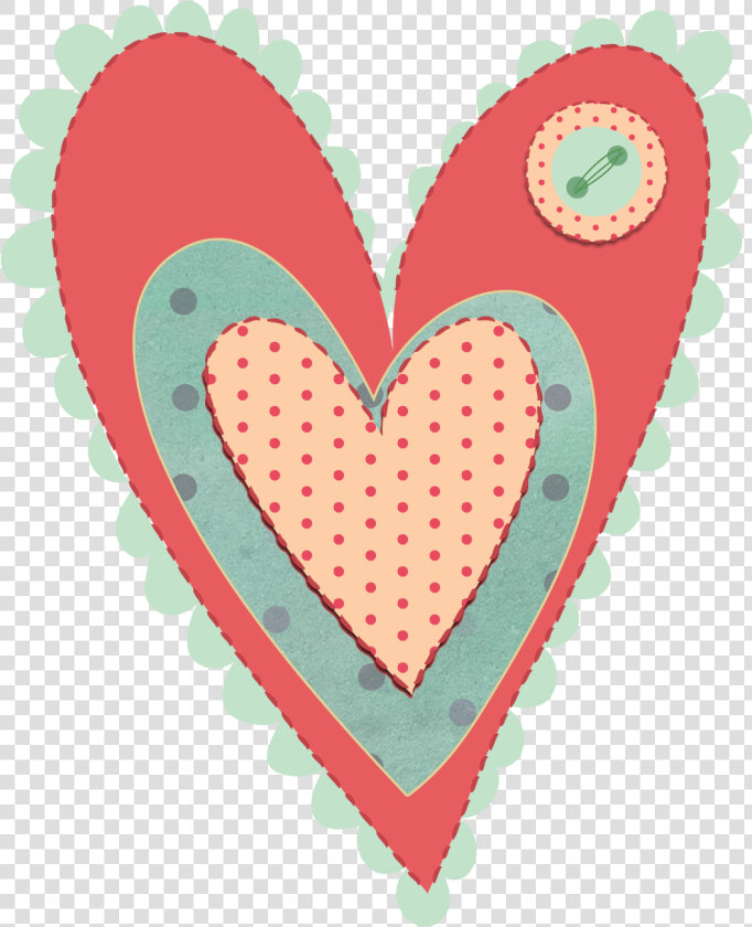 Free Shabby Chic Clipart Â€“ Png Valentines Day Heart   Scrapbook Heart Png  Transparent PngTransparent PNG